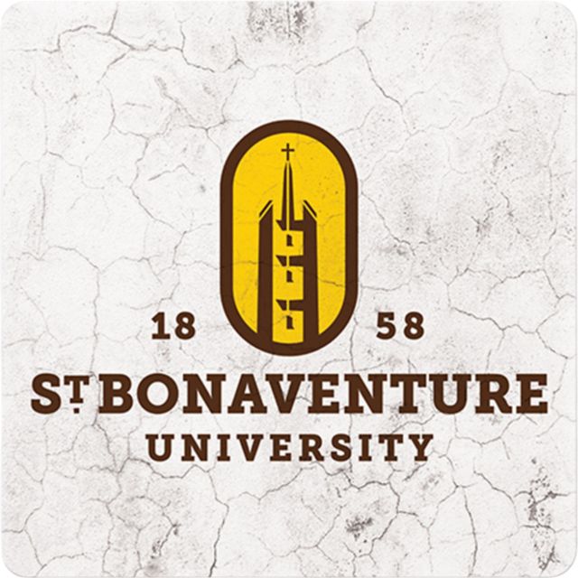 St. Bonaventure University 4'' x 4'' Coaster