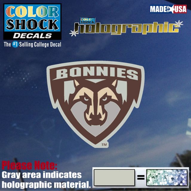St. Bonaventure University Bonnies Holographic Decal